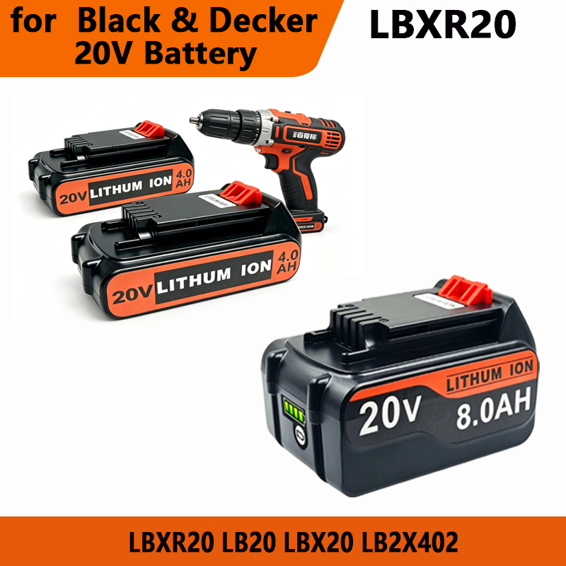 for 3/4/6/8Ah Long Runtime BL2 - Black+Decker Tool Cordless 评论和价格