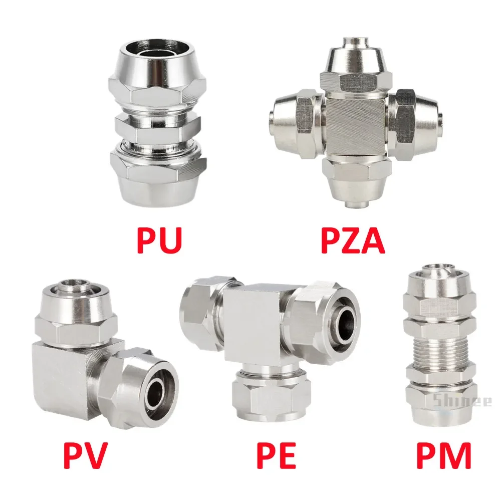 Copper Plated Nickel Pneumatic - Compression Fitting Brass 评论和价格