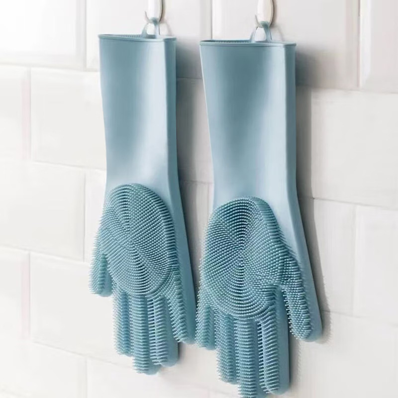 Silicone Dishwashing Gloves, M - Silicone Tap Washer 评论和价格