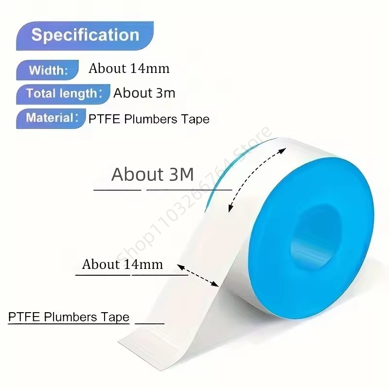 1/5/10Pcs PTFE Water Pipe Tape - Ptfe Tape Thread 评论和价格