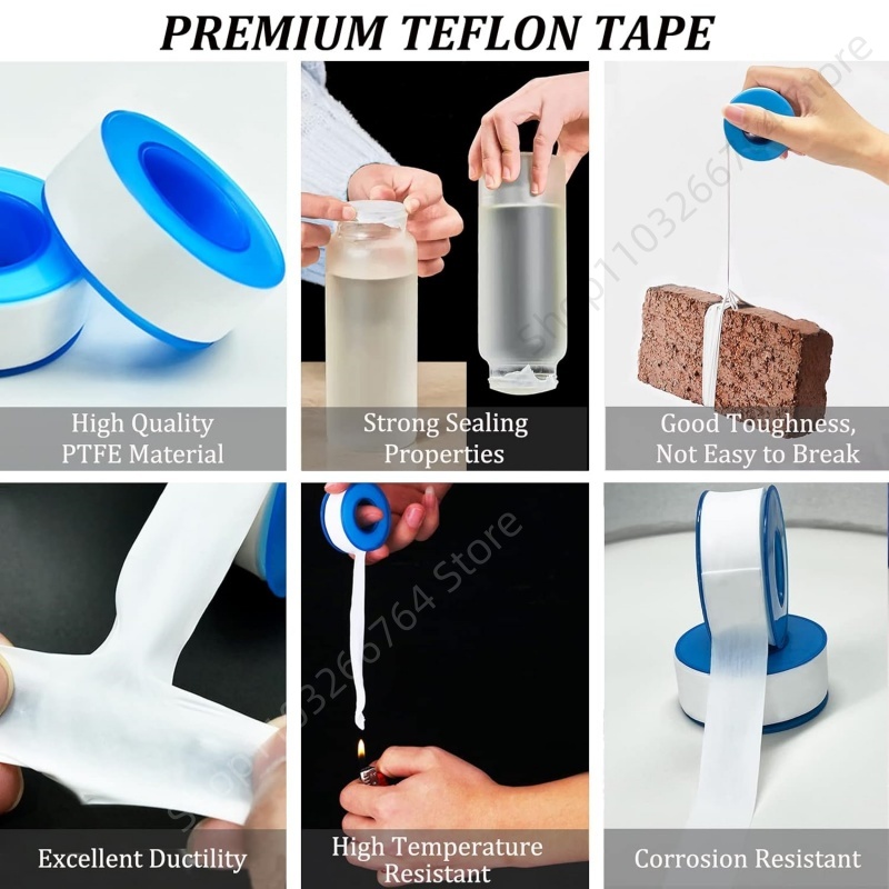 1/5/10Pcs PTFE Water Pipe Tape - Ptfe Tape Thread 评论和价格