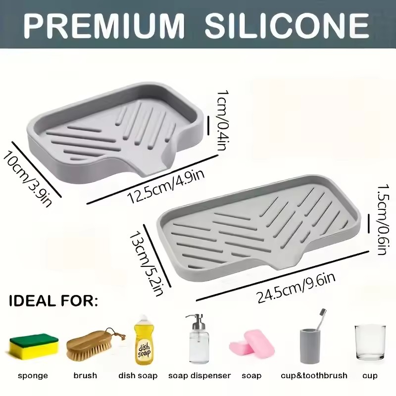 Silicone Faucet Pad Sink Tray  - Silicone Tap Washer 评论和价格