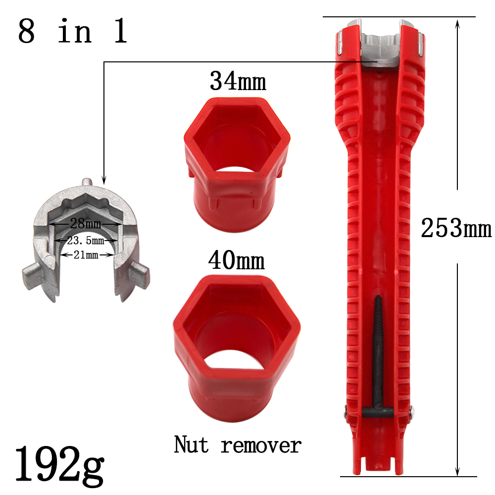 Three Head Red Sink Wrench 8-i - Pipe Freeze Spray 评论和价格