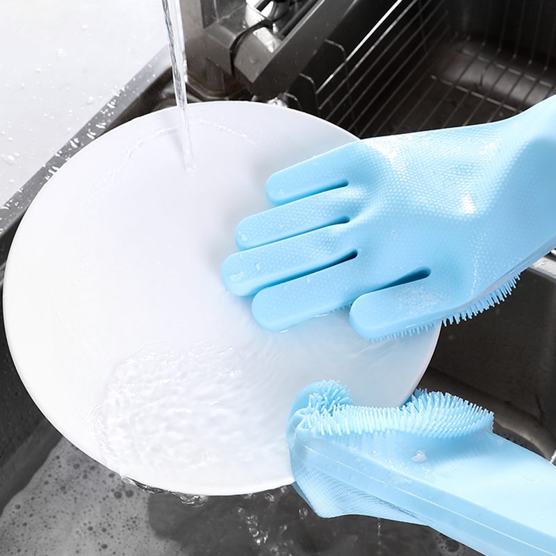 Dishwashing Cleaning Gloves Ma - Silicone Tap Washer 评论和价格
