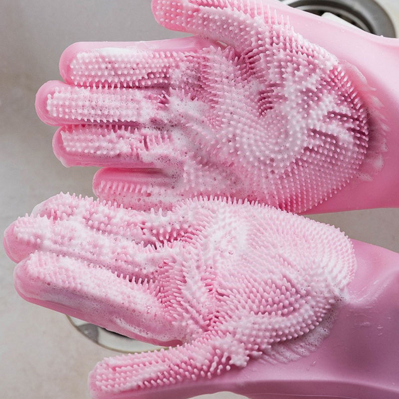 Dishwashing Cleaning Gloves Ma - Silicone Tap Washer 评论和价格