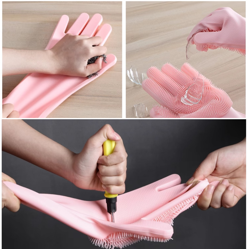 Dishwashing Cleaning Gloves Ma - Silicone Tap Washer 评论和价格